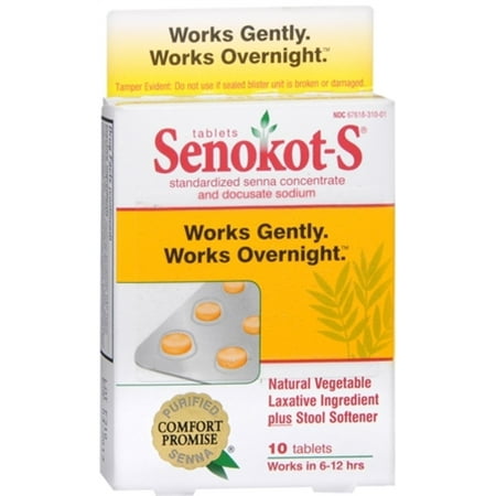 Senokot-S Tablets 10 Tablets (Pack of 3)