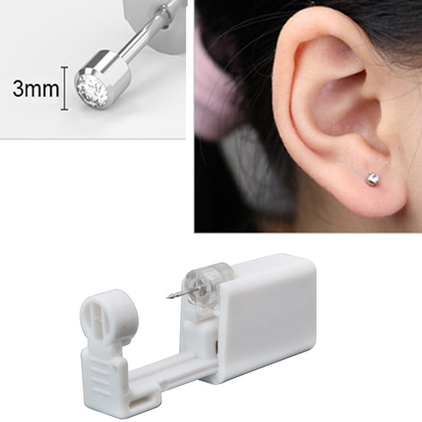 Unidad estéril desechable para Piercing de oreja, 1/2/4 piezas, pistola de Piercing Tragus helicoidal para cartílago, sin dolor, herramienta para perforar, Kit de máquina, joyería de tachuelas