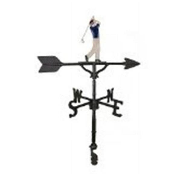 Montague Metal Products  200 Series 32 In. Color Golfer Weathervane