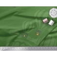 thumbnail image 2 of Soimoi Green Silk Fabric Architectural Structure & Hot Air Balloon Holiday Printed Fabric 1 Yard 42 Inch Wide, 2 of 3