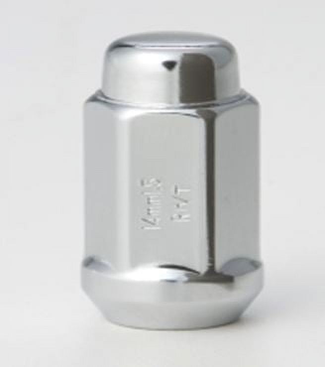 West Coast Wheel 1/2 Bulge Acorn Lug Nut 3/4^ Hex 1.9^ Chrome^ W1012L
