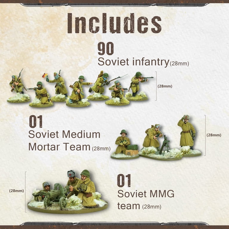 Wargames Delivered - Soviet Starter Army (Winter) - 28mm