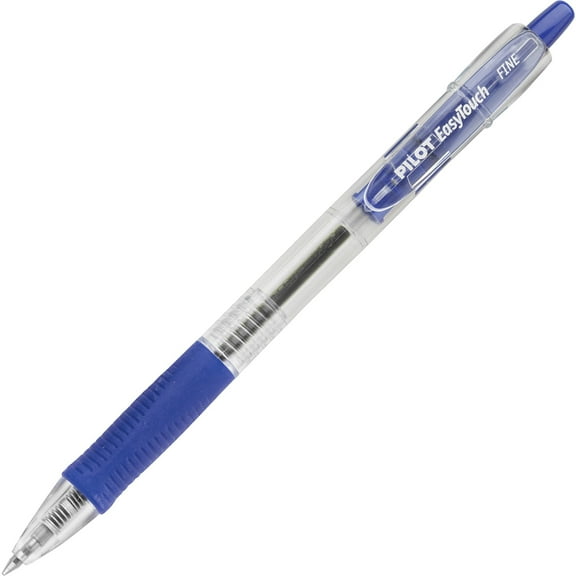 Easytouch Ballpoint Pen, Retractable, Fine 0.7 Mm, Blue Ink, Clear Barrel, Dozen | Bundle of 5 Dozen