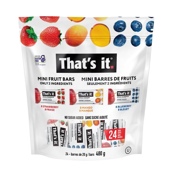 2 x  That’s It. Mini Fruit Bars, 24 bars each