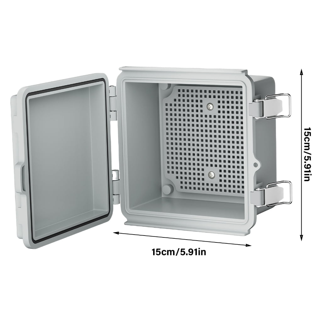 Junction Box Outdoor Electrical Box Enclosure with Mounting Plate Distribution Box