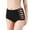 Black, variant on Women's Sexy Brazilian Bikini Bottoms - Tie Side High Cut Swimsuit with Elastic Waist, 82% Nylon Blend
