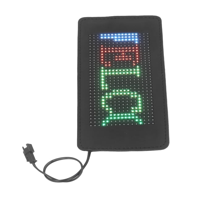 Letrero LED Bling Bling flexible 190x90 mm pantalla a todo color