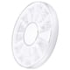 thumbnail image 3 of 200 cabujones de perlas planas de varios tamaños para decoración de uñas, 2 mm/3 mm (blancos), 3 of 6