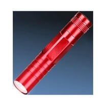 LED Flashlight 3W Super Bright Mini Aluminum Alloy | Compact High-Powered Handheld Torch - Focus Beam | Outdoor Emergency Camping Hiking Use | 1 Pack | AA Battery Powered