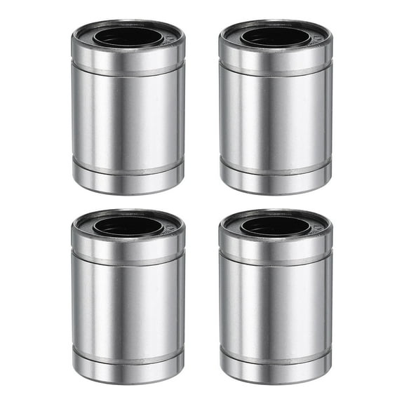 4Pcs LM16UU Linear Bearing  16mm Bore 28mm OD 37mm Length for CNC Machine 3D Printer