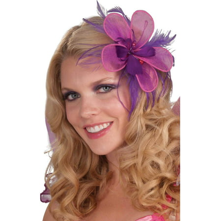 New Adult Child Pixie Fairy Pink Purple Flower Costume Accessory Hair