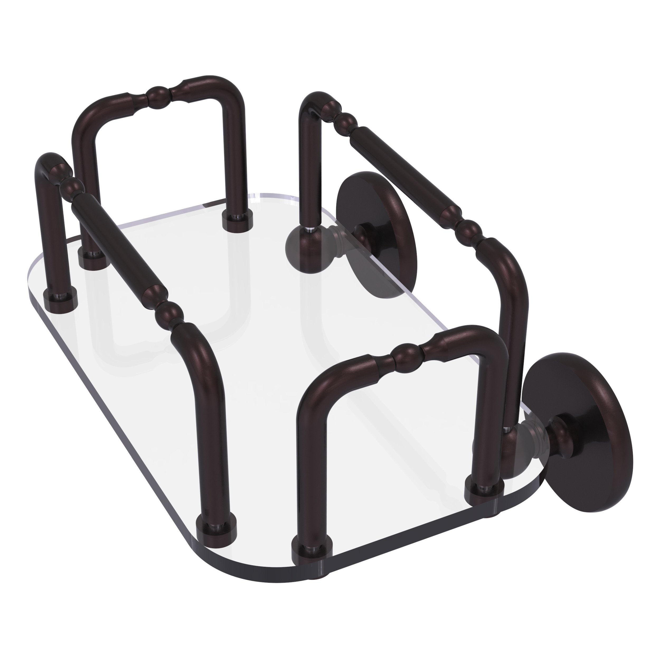 guest towel holder bronze