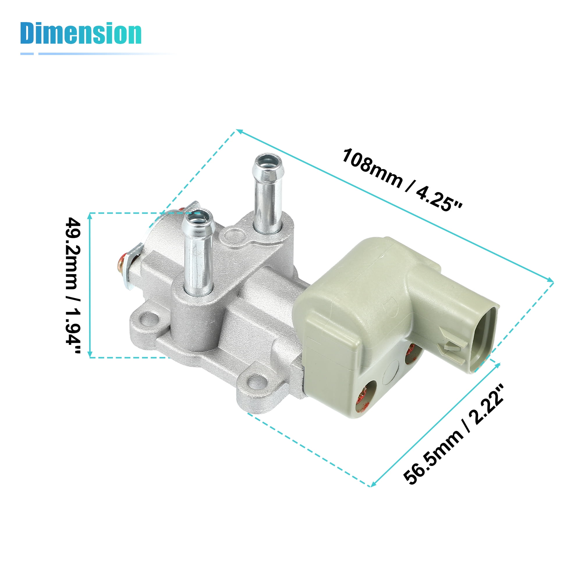 Unique Bargains 1 Set Car Idle Air Control Valve 16022-P2A-J01 Replaces for Honda Civic CX DX 1996 1997 1998 1999 2000