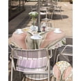 thumbnail image 5 of nqOlkjepod Colorful Spring Floral Outdoor Tablecloth with Umbrella Hole & Zipper, Summer Flowers Rabbit Ears Round Table Cover 54 Inch, Dining Waterproof Table Cloth Protector for Patio/Party/Picnic, 5 of 7