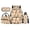 Cute Apple Bear, variant on Yspwyqan Orange Capybara Kids Backpack And Lunch Box Set 17 Inch Large Capacity Backpack Lunch Bag Pencil Case Water Bottle Bag for Kids Elementary School Casual Travel Daypack
