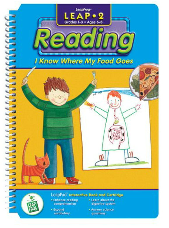 LeapPad: Leap 2 - "I Know Where Food Goes" Interactive Book and Cartridge