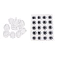thumbnail image 2 of 20pcs Ojos De Pesca 3D Señuelos De Pesca Ojo Piezas Cabeza De Accesorio Para Cebos De Pesca, Atado De Moscas, Señuelos De Pesca, tal se describe Soledad  Pesca Señuelos Ojos, 2 of 10