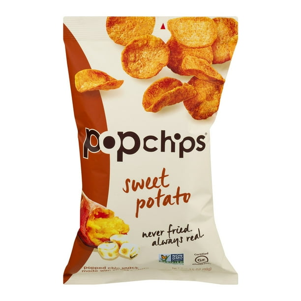 Popchips Sweet Potato Popped Chip Snack 3 5 Oz Walmart Com Walmart Com