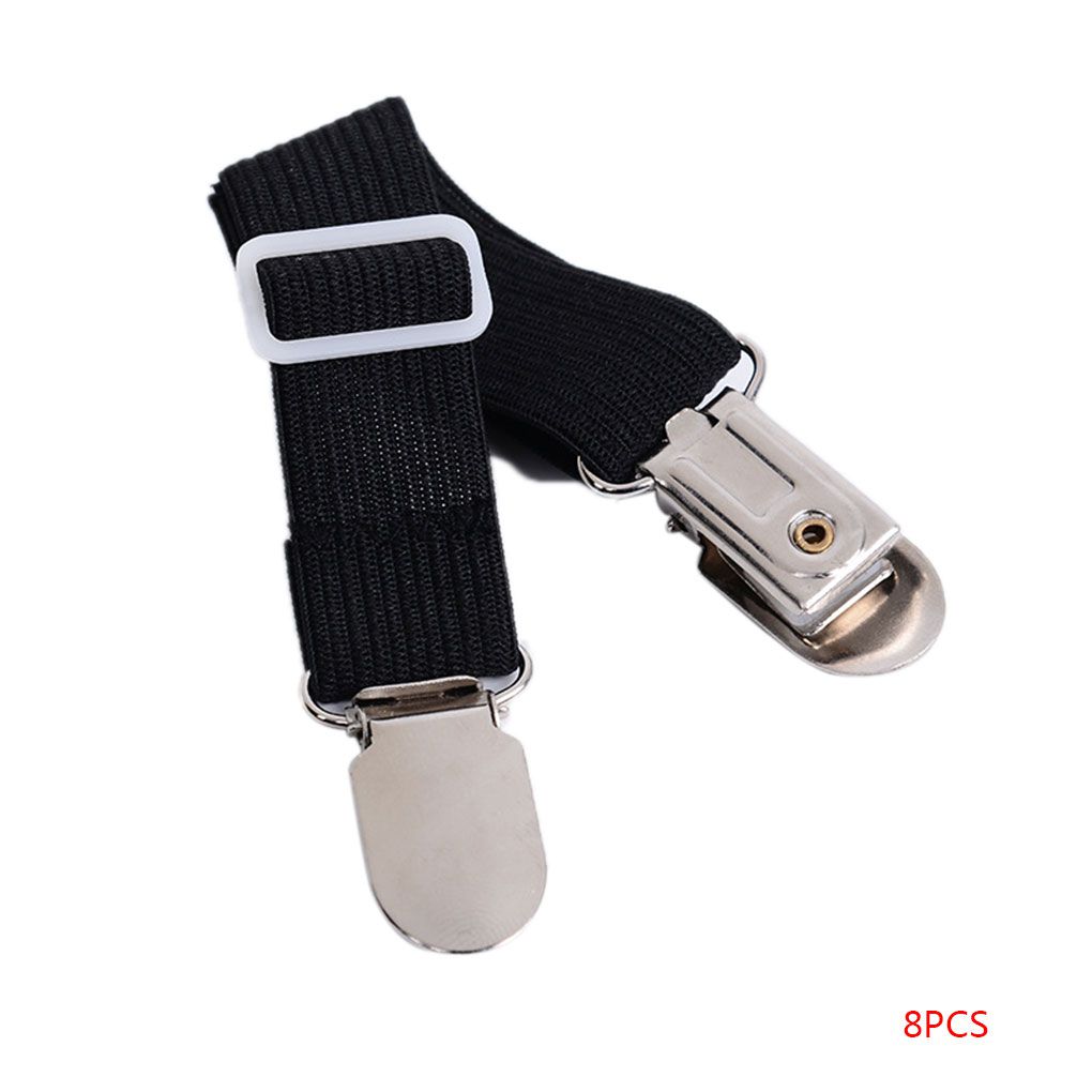 8pcs/set Adjustable Elastic Mattress Cover Corner Holder Clip Bed Sheet