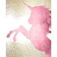 thumbnail image 2 of Kimberly, Allen 26x32 Black Ornate Wood Framed with Double Matting Museum Art Print Titled - A Unicorn 3, 2 of 4