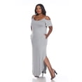 thumbnail image 2 of White Mark Robe Maxi à Épaules Dénudées pour Femmes, 2 of 4