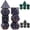 Purple, variant on 7pcs DND Dice Set, Retro Polyhedral Dice, Table Game Dice Role-Playing RPG Dice, Green