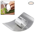 thumbnail image 2 of Kitchen Tool For Safe Chop Cut, Stainless Steel Finger Guards With An Open-loop Design To Avoid Hurting During Slicing And Dicing, Durable Anti-corrosion Protectors For Quick, 2 of 8