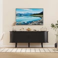 thumbnail image 2 of Mid-Century Modern TV Stand, Media Console with 4 Storage Compartments & Sliding Doors,Entertainment Center for TVs up to 65 Inch,Wood Adjustable Shelves for Living Room,Bedroom, 2 of 8