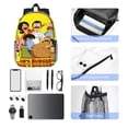 thumbnail image 5 of 15in Cartoon Bob's Burgers Backpac Daypack Cute Travel Bag Funny Lightweight Bookbag, 5 of 8