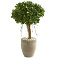 thumbnail image 1 of Nearly Natural 9063 39 Po Ficus Arbre Artificiel dans Bac à Sable Coloré, 1 of 1