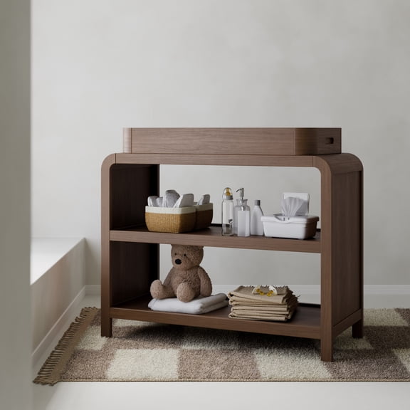 Storkcraft Santos Infant Changing Table, Hazelnut