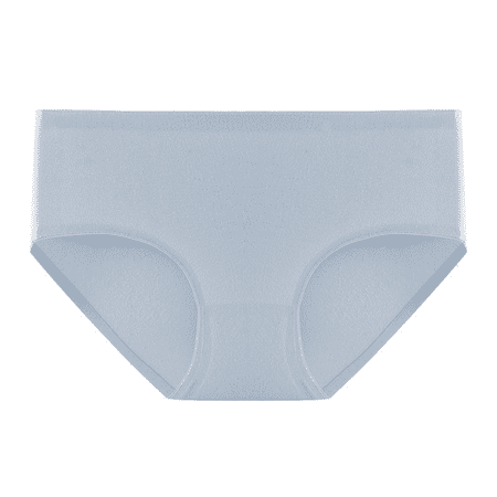 Fulorrnie Underwear for Women Seamless High Waist Breathable Comfort Panties Sport Banded Elastic Panty Light Blue M