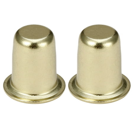 2pcs Brass Cap Knob Lamp Shade Finial Lighting Decorative