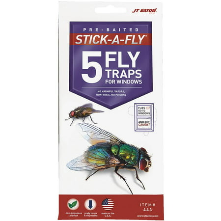 JT EATON 5 Pack Window Fly Trap 443