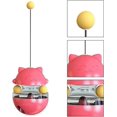 thumbnail image 3 of 1 taza de juguete para gatos (rosa), juguete alimentador para gatos, juguetes para burlas de gatos, juguetes automáticos para ejercicios de mascotas para perros pequeños y medianos ER, 3 of 5