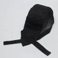 thumbnail image 3 of Chef Hat Waiter Grill Unisex BBQ Bakery Uniform Hat Service Caps Hat Black, 3 of 8