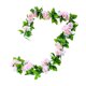 thumbnail image 1 of Flores Artificiales Gloria Guirnalda de Vacaciones de Hojas Falsas Guirnalda Floral para Árboles Puerta Decoración Rosa Claro, 1 of 9