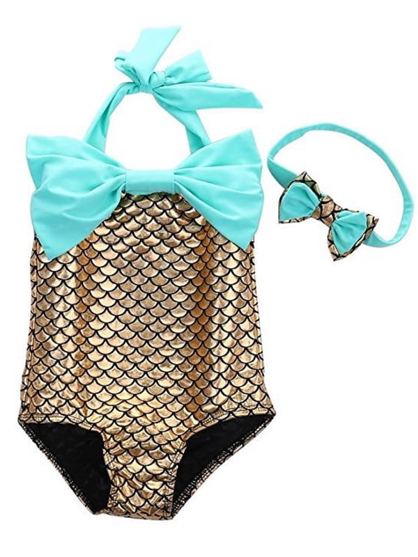 walmart girls mermaid bathing suit