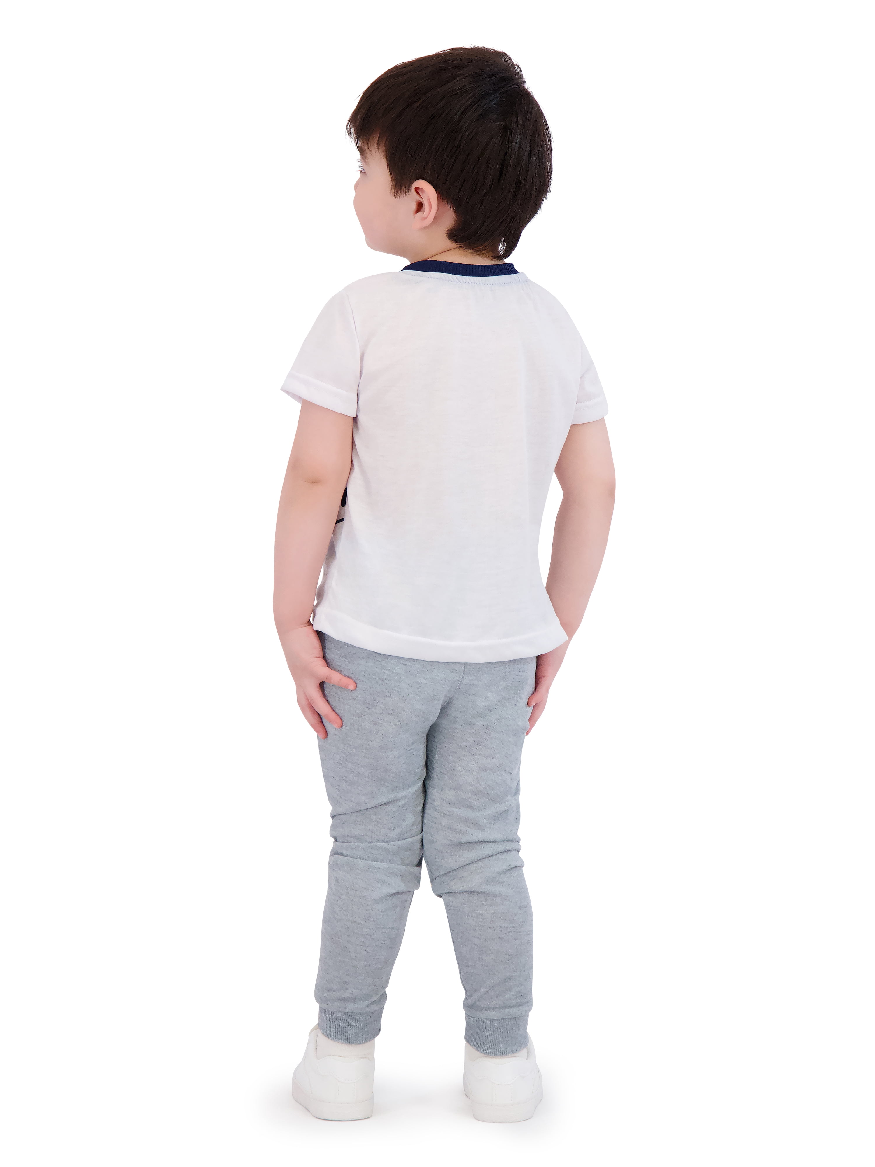 Little Rebels Toddler Boy 3 Piece Jogger Set, Size 2T-4T