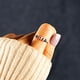 thumbnail image 4 of Anillo giratorio de esmalte de acero inoxidable 316L, anillo de dedo de ansiedad con cuentas, anillo abierto, anillo de alivio de ansiedad para mujeres y niñas, 4 of 8