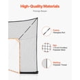 thumbnail image 5 of 12x9 ft Hockey Lacrosse Goal Backstop Training Net Extended Coverage Net Only, 5 of 7