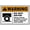 Warning Sign 4, variant on Chock Wheels Of Trailer Aluminum Tin Warning Sign 8"x12" - For Home Outdoor Garden, Trailer Wheel Chock Sign