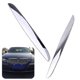 thumbnail image 3 of 2Pcs Chrome Plated L&R Hood Trims Above Kidney Grille Fit for E90 E91 325I 330I 328I 2006-2008, 3 of 5