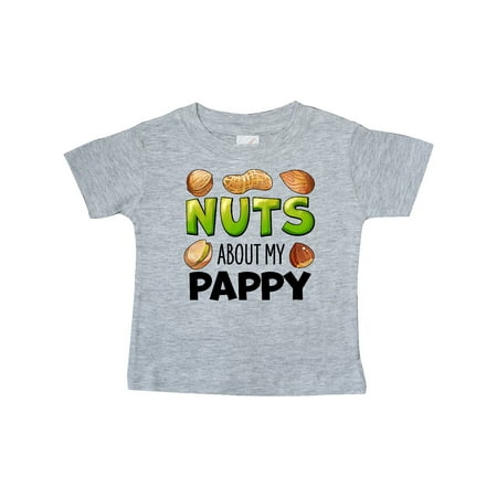 

Inktastic Nuts About My Pappy Peanut Almond Pistachio Gift Baby Boy or Baby Girl T-Shirt