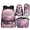 Cherry Blossom Axolotl, variant on Yspwyqan Backpack Set for Primary, Lightning Storm Shark Boys Backpack and Lunchbox Set with Pencil Case, Lightweight Double Zip Adjustable Straps Bags for Middle School