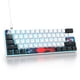 thumbnail image 1 of Teclado para juegos Ussixchare 60% Interruptor mecánico rojo de 61 teclas, 1 of 8