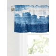 thumbnail image 6 of Valances for Windows Abstract Urban Silhouette Rod Pocket Cafe Window Treatments Valance Curtains for Kitchen Bathroom Laundry Basement Windows 60"x18", 6 of 9
