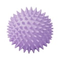 thumbnail image 2 of Bola de Spiky Compact Back Back Massager Ball para el gimnasio deportivo de piso y silla Púrpura, 2 of 8