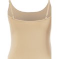 thumbnail image 4 of A2Y Women's Seamless Adjustable Basic Strap Camisole Taupe LXL, 4 of 5