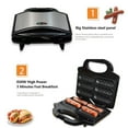 thumbnail image 3 of Quick Cooking Panini Press, Nonstick Surface Sandwich Maker with Indicator Light, Perfect for Fast and Tasty Meals, Compact Portable Design for, 3 of 5